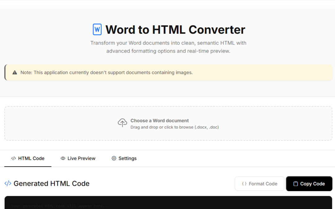 Word & Excel Converter Redesign